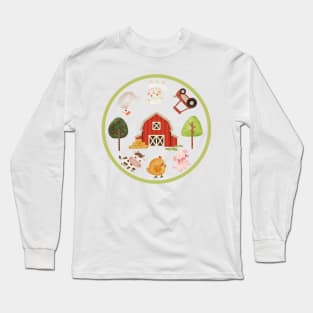 Old Macdonald Farm Long Sleeve T-Shirt